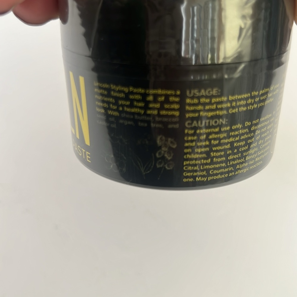 Hair Pomade For Men Lincoln Natural Hair Putty - Picture 7 of 8